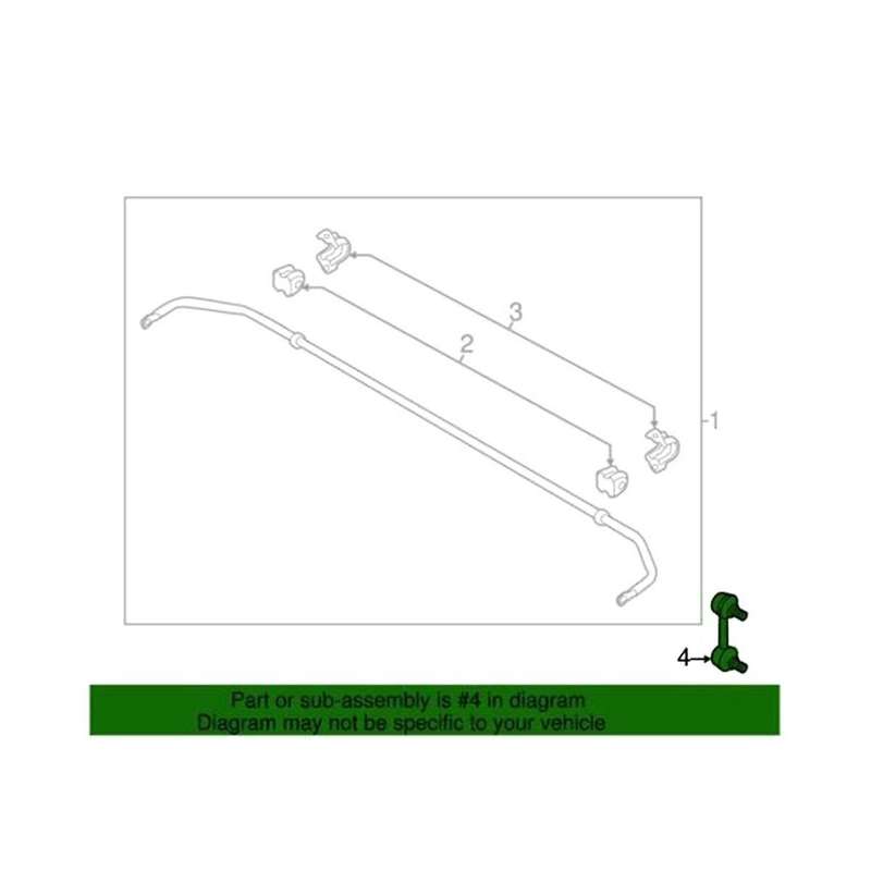 Rear Stabilizer Bar Link for Ix35 2012-2015 2wd 55530-3r000 555303r000