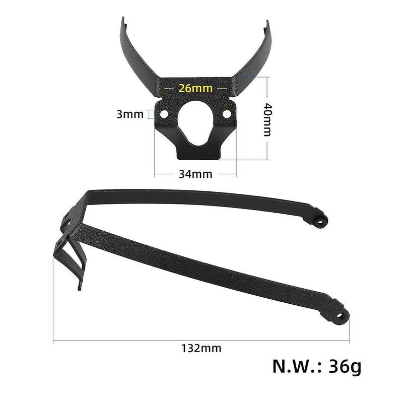 Rear Support for Mi 3 Electric Scooter Rear Wheel Mudguard Bracket with Screws Scooter Parts