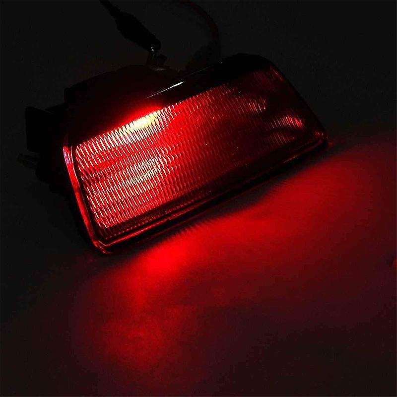 Rear Tail Bumper Center Reflector Red Fog Lamp Light for T32 Rogue 2014-2016 ABS