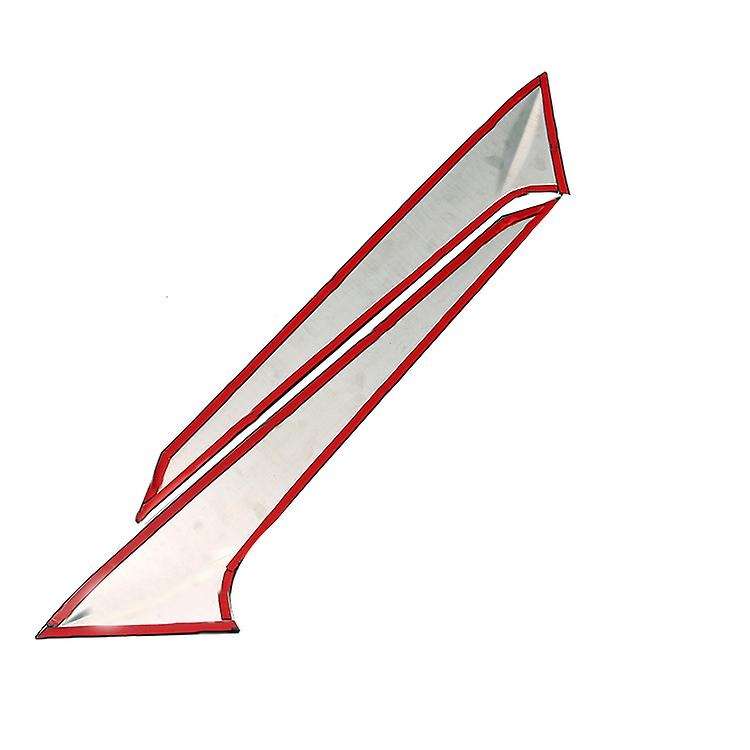 Rear Tail Door Window Spoiler Strip Trim Side Window Triple-cornered Beveled Cover for RX350 RX450H