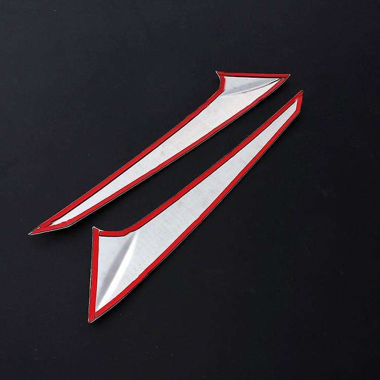 Rear Tail Door Window Spoiler Strip Trim Side Window Triple-cornered Beveled Cover for RX350 RX450H