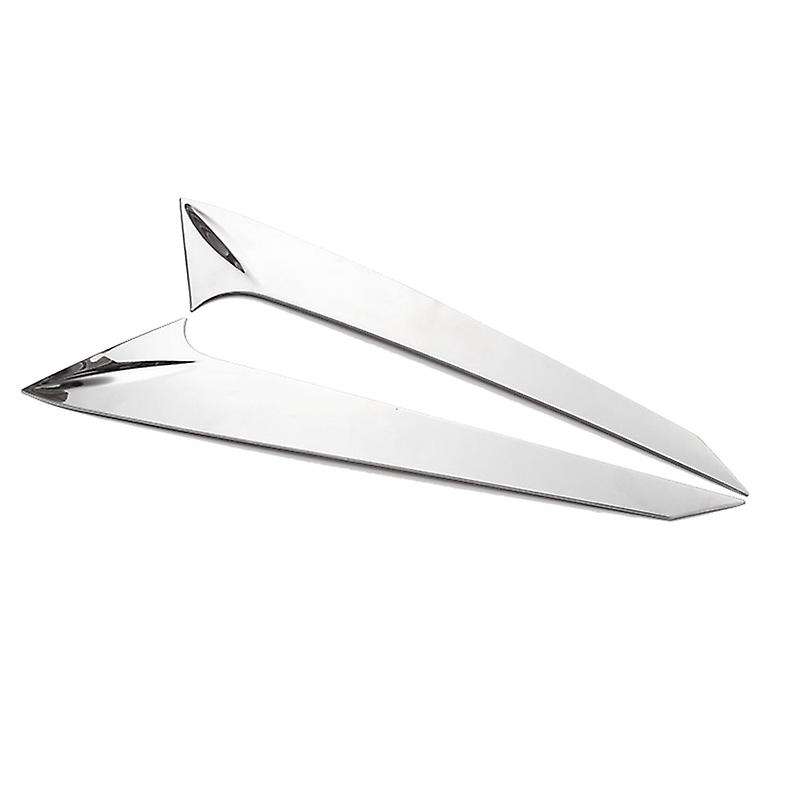 Rear Tail Door Window Spoiler Strip Trim Side Window Triple-cornered Beveled Cover for RX350 RX450H