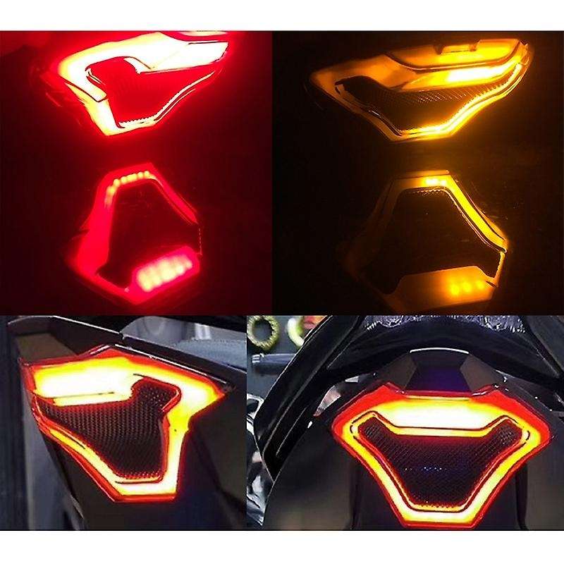 Rear Tail Light LED Turn Signal Brake Red for Fit for Y15ZR LC150 MT07 MT25 R25 R32015-2017