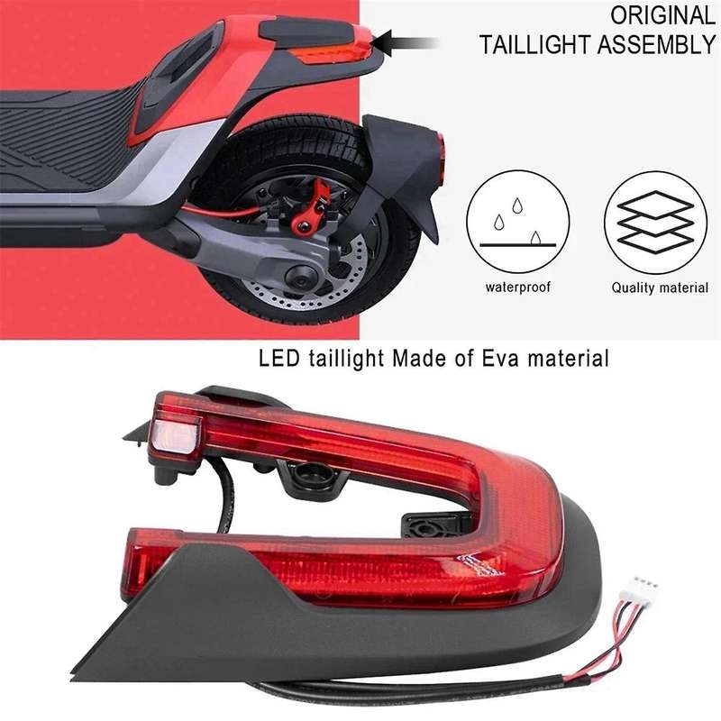Rear Tail Light for P65 P65U P65A P65E P65D P100SU P100SE Electric Scooter Warning Taillight Parts