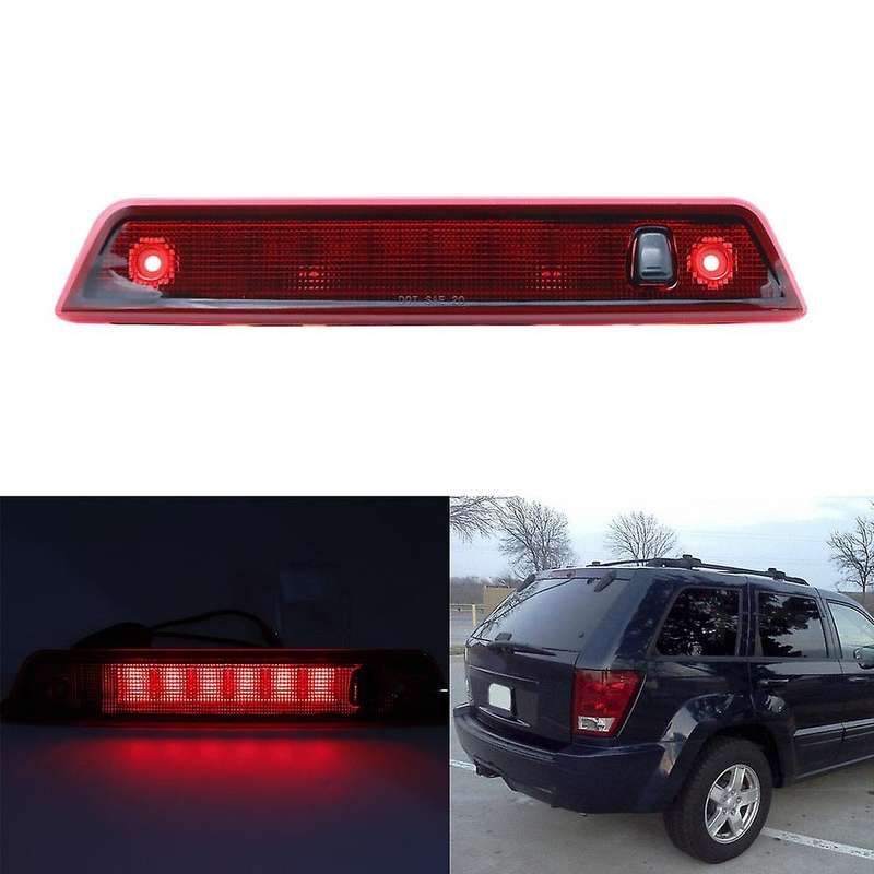 Rear Third 3Rd Brake LED Light High Mount Stop Light Reverse Brake Light for Grand 2005-2010 (Red)
