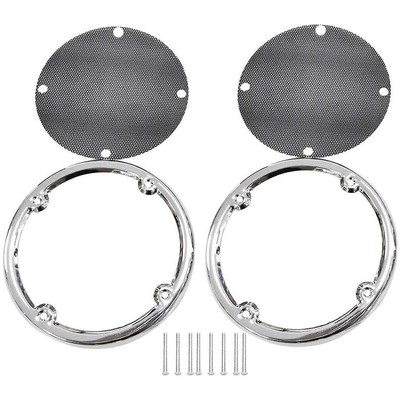 Rear Tour Pak Speaker Grills Cover Trim for Glide Ultra Limited Flhtk