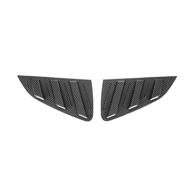 Rear Triangle Window Decoration Sticker Rear Side Glass Shutter Car for Plus 2019-2021