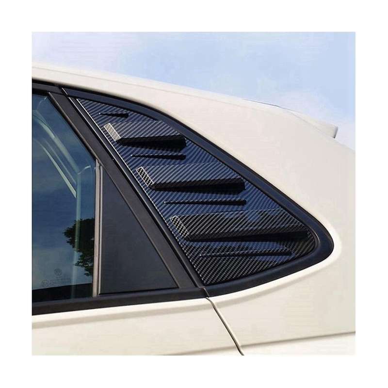 Rear Triangle Window Decoration Sticker Rear Side Glass Shutter Car for Plus 2019-2021