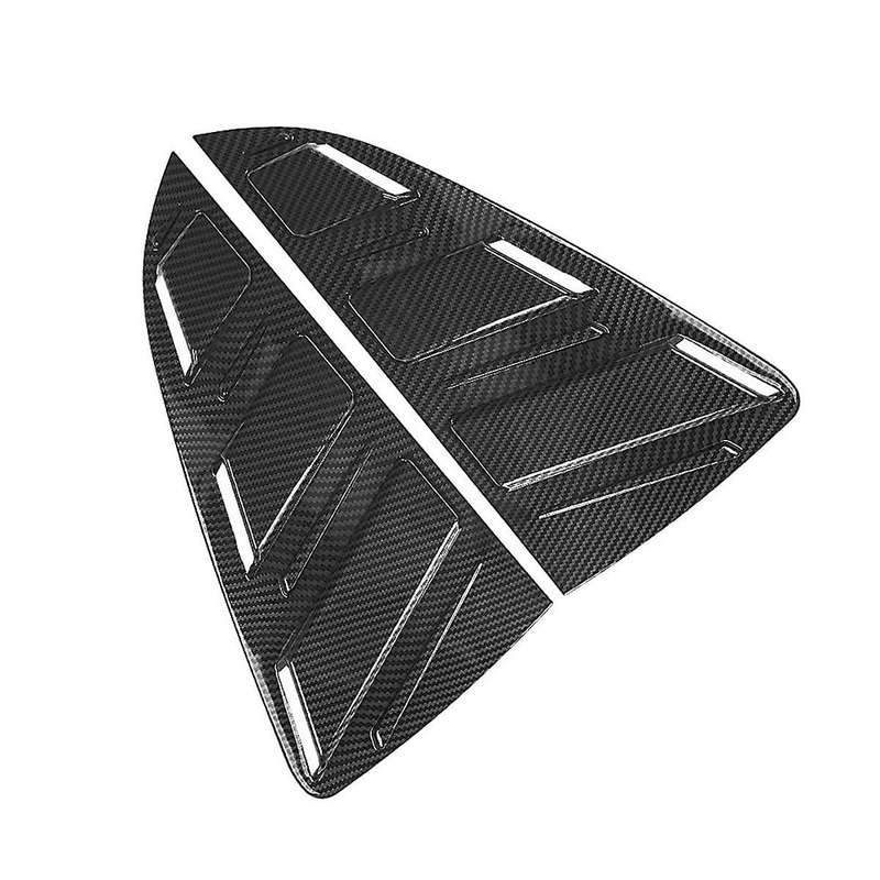 Rear Triangle Window Decoration Sticker Rear Side Glass Shutter Car for Plus 2019-2021