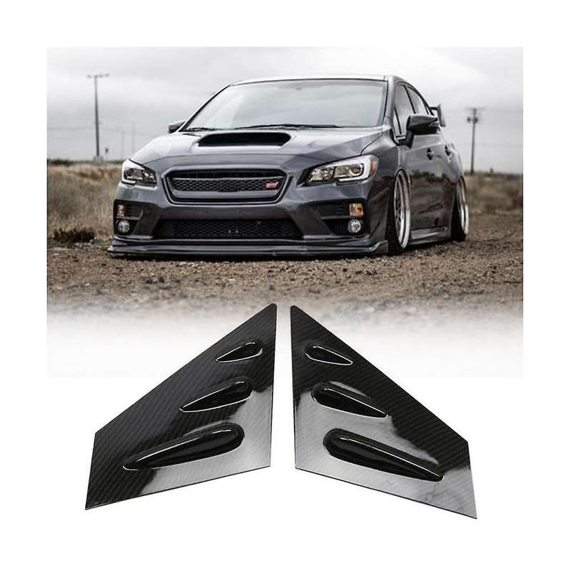 Rear Triangle Window Louver Spoiler Window Sticker Car for 2015-2018
