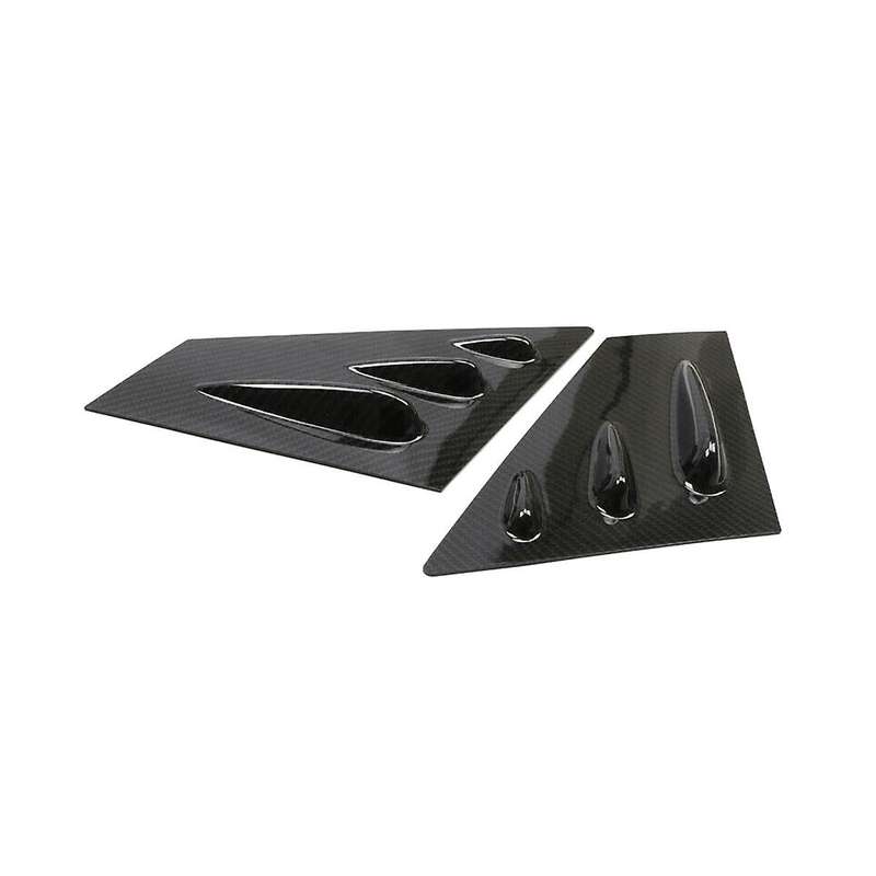 Rear Triangle Window Louver Spoiler Window Sticker Car for 2015-2018