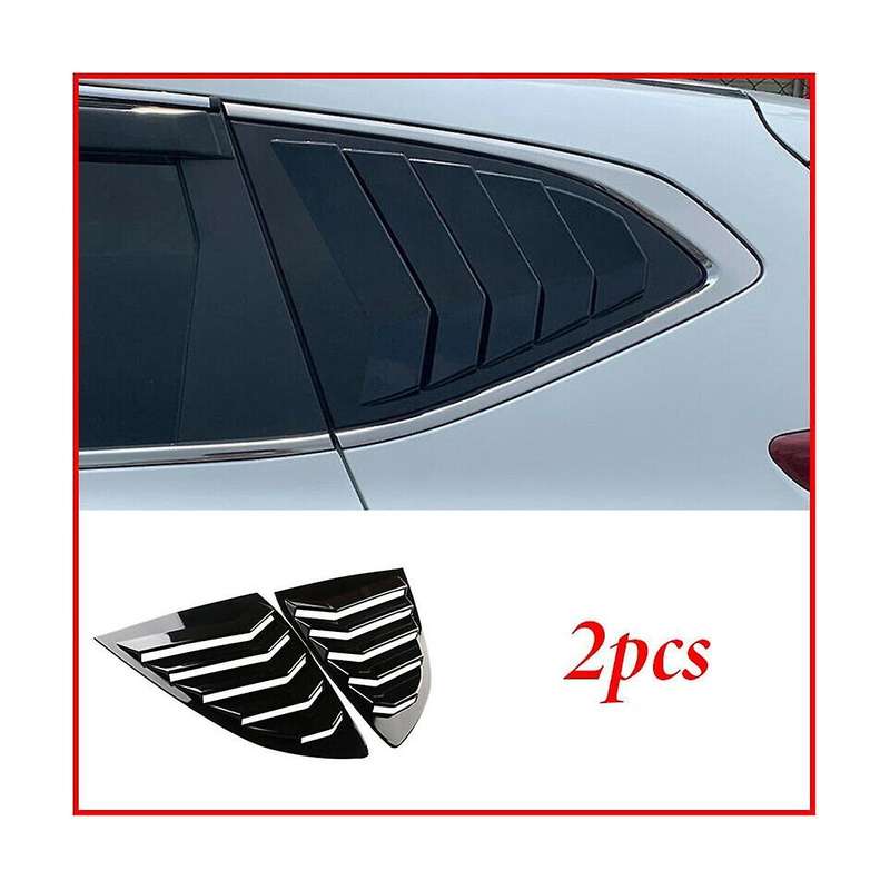 Rear Triangle Window Gills Decorative Stickers Rear Side Glass Blinds Car for -v 2017-2020
