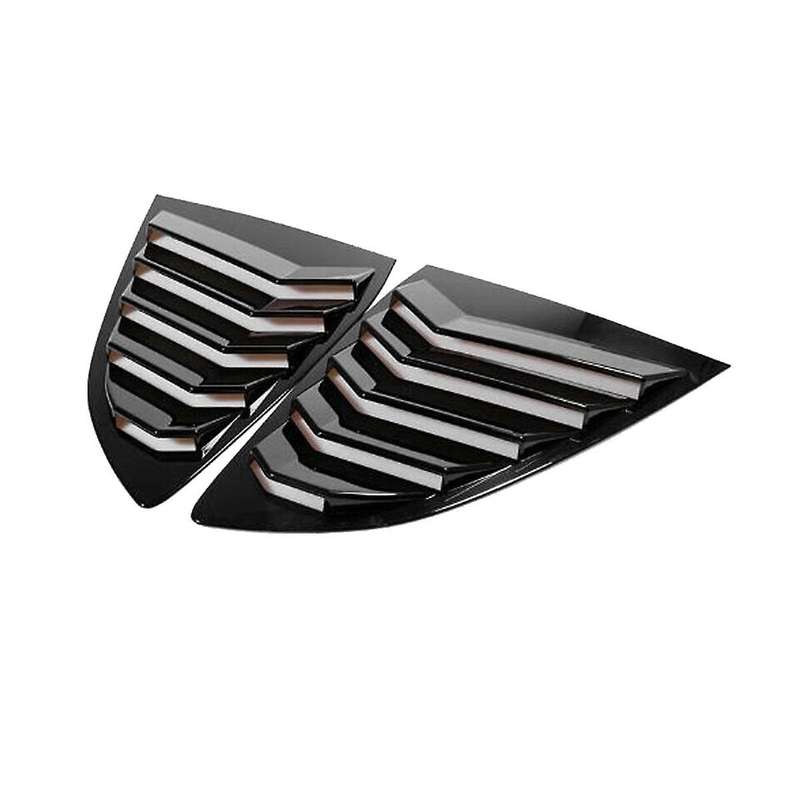 Rear Triangle Window Gills Decorative Stickers Rear Side Glass Blinds Car for -v 2017-2020