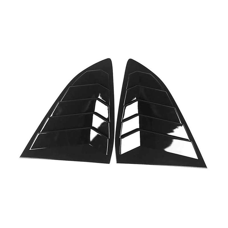 Rear Triangle Window Gills Decorative Stickers Rear Side Glass Blinds Car for -v 2017-2020