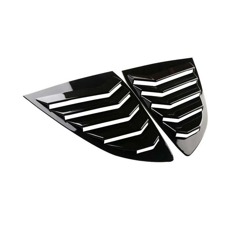 Rear Triangle Window Gills Decorative Stickers Rear Side Glass Blinds Car for -v 2017-2020