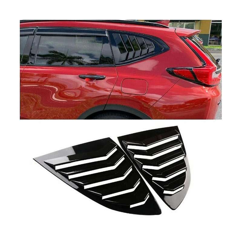 Rear Triangle Window Gills Decorative Stickers Rear Side Glass Blinds Car for -v 2017-2020