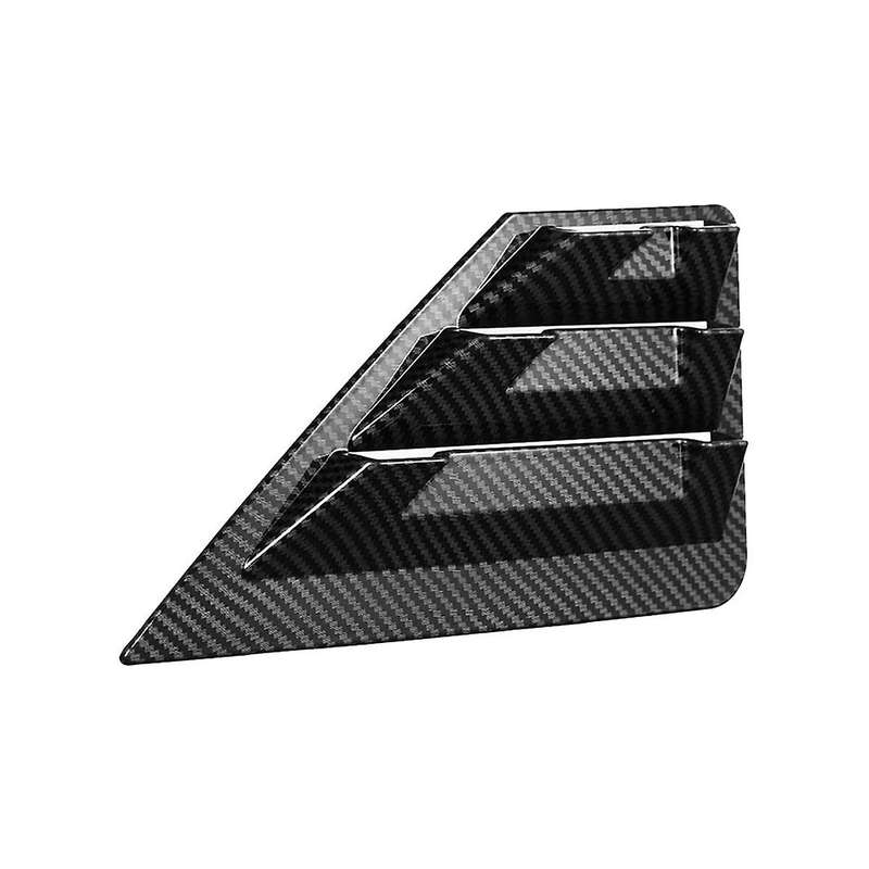 Rear Triangle Window Shutter Trim Rear Triangle Bright Strip Patch Car for 2016-2019