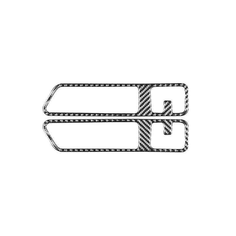 Rear Trunk Hook Panel Cover Trim Frame Sticker Decoration Carbon Fiber for Q5 2018-2023 Interior Ac