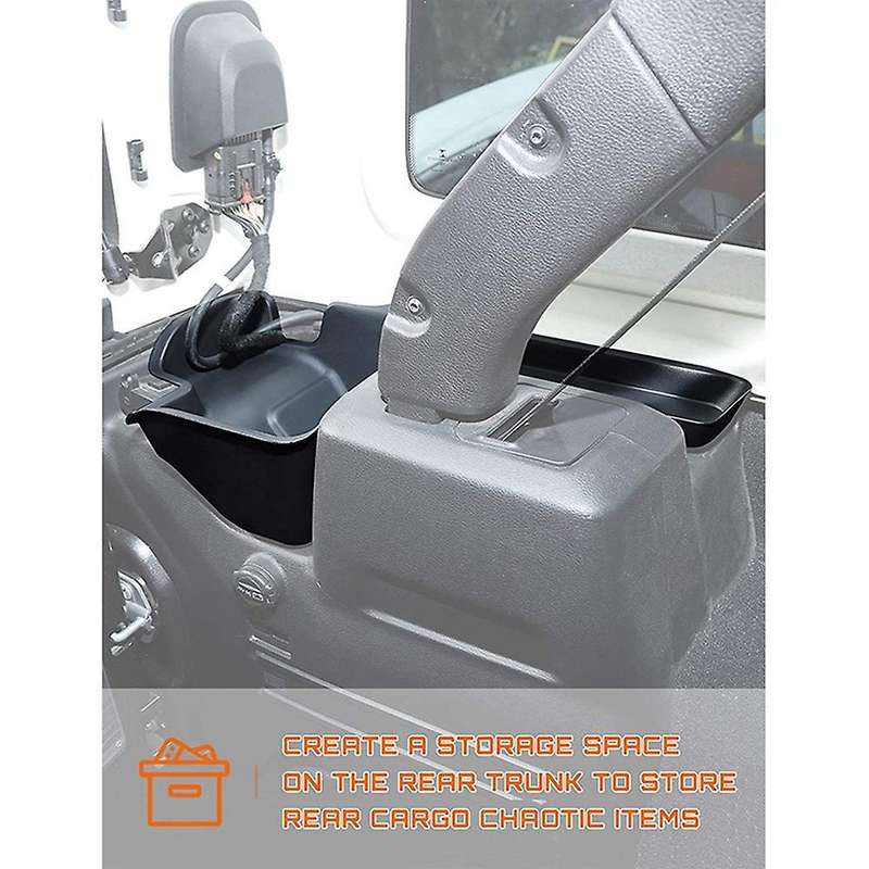 Rear Trunk Organizer for Wrangler JL JLU 2018 2019 2020 2021 Interior Accessories Cargo Expansion Bo