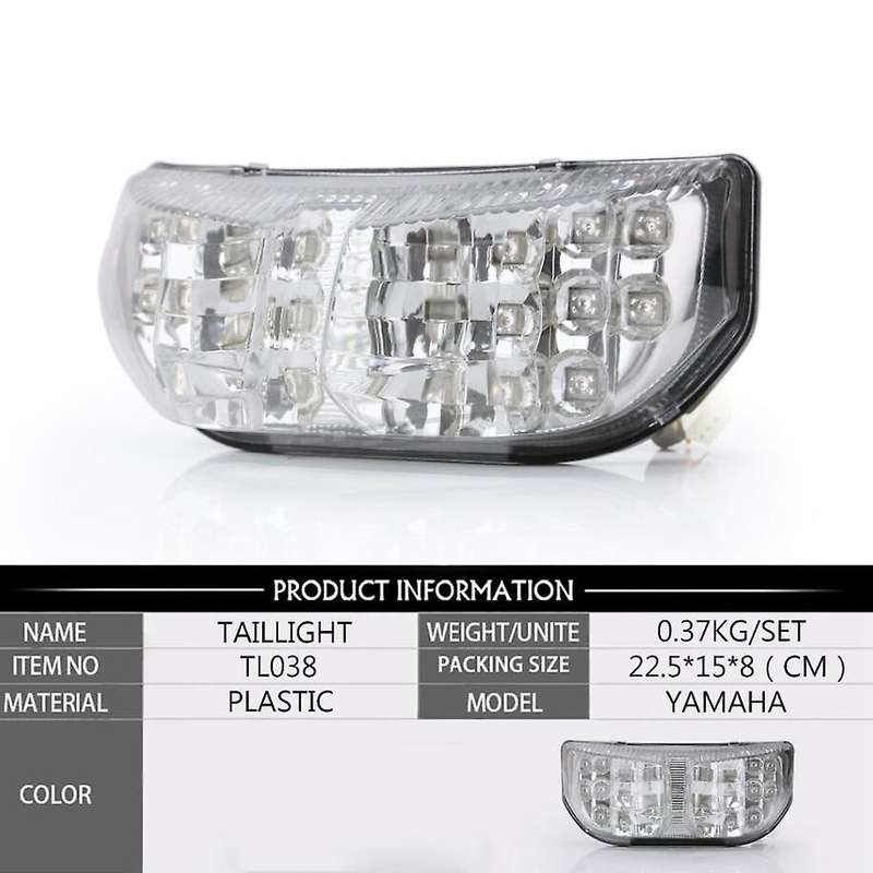 Rear Turn Signal Light Integrated LED Tail Light for FZ8 10-13 FZ1 06-13