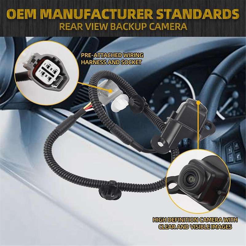 Rear View Backup Camera for 2007-2013 Parking Assist Reversing Camera with Wiring Harness 86790-3403