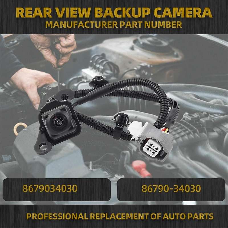 Rear View Backup Camera for 2007-2013 Parking Assist Reversing Camera with Wiring Harness 86790-3403