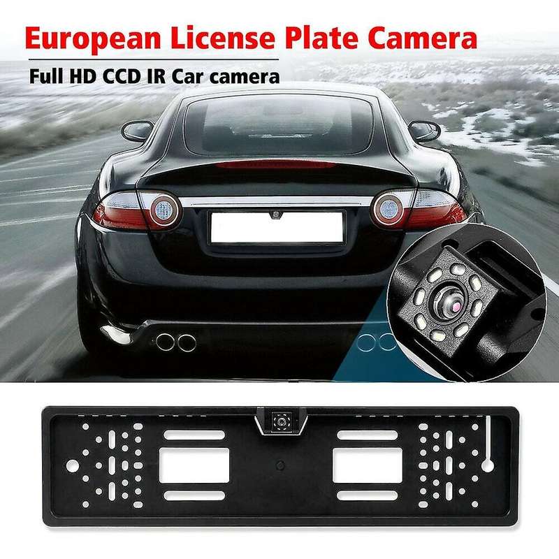 Rear View Camera European License Plate Frame CCD HD Car Rear View Camera Backup Reverse Camera with