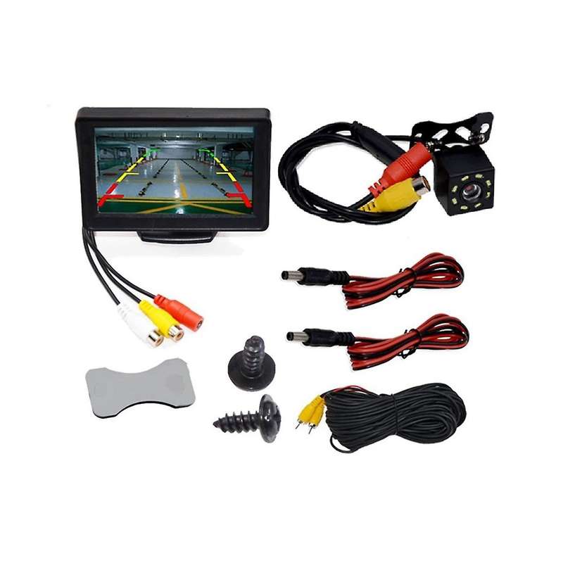 Rear View Camera Wide Degree 4.3inch Tft Lcd Display Or Monitor Waterproof Night Vision Reversing B