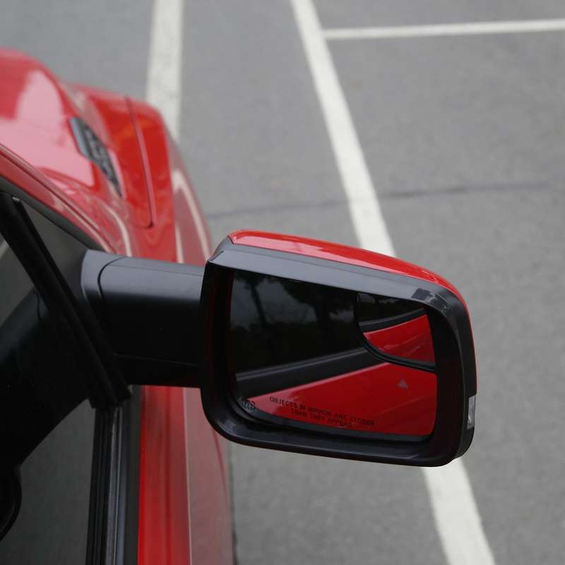Rear View Mirror Cover for RAM 1500 19-21 Car Rear View Mirror Rain Eyebrow Cover Trim Shield Shade