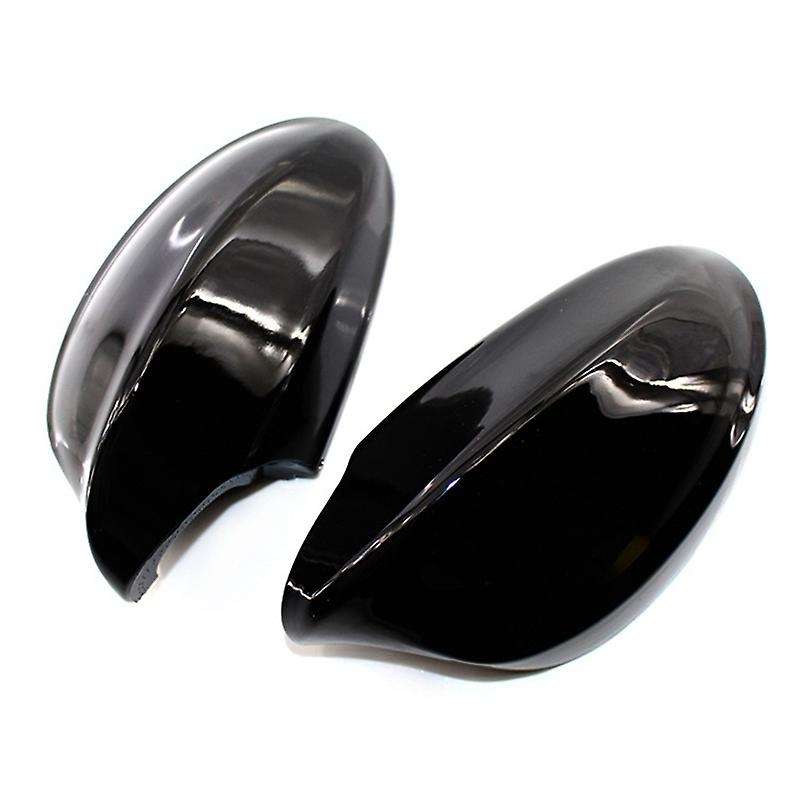 Rear View Mirror Cover Caps Gloss Black Side Mirror Covers for E90 E91 325I 328I 330I Sedan 2005-200
