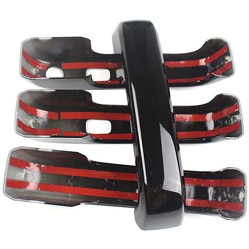 Rear View Mirror Cover Decoration, Handle Cover,Door Handle Glove with Key Hole for F250 F350 F450 F