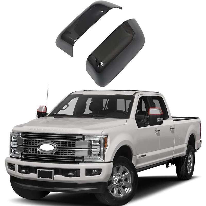 Rear View Mirror Cover Decoration, Handle Cover,Door Handle Glove with Key Hole for F250 F350 F450 F