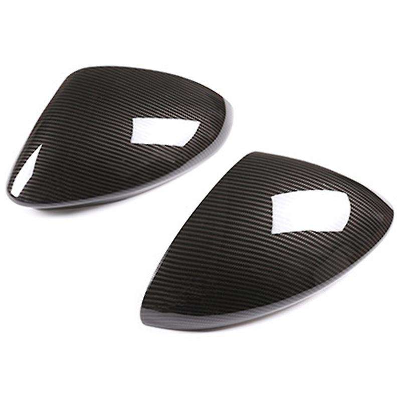 Rear View Mirror Cover Trim Car Accessories Carbon Fiber ABS for Stelvio 2017-2020
