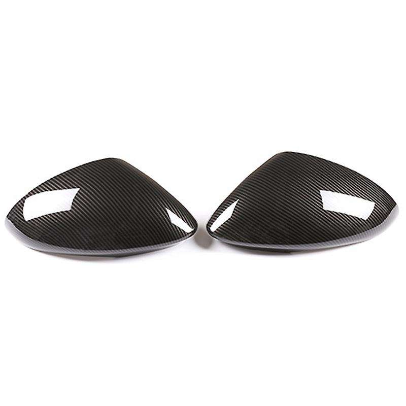 Rear View Mirror Cover Trim Car Accessories Carbon Fiber ABS for Stelvio 2017-2020