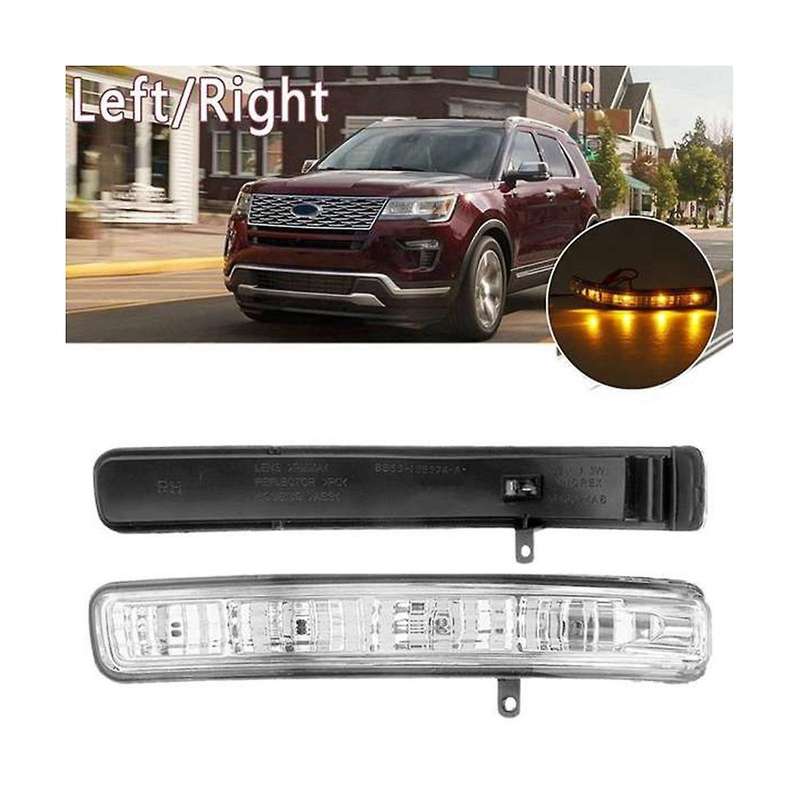Rear View Mirror LED Turn Signal Light Turn Indicator Car for Explorer 2011-2019 BB5Z13B375A BB5Z13