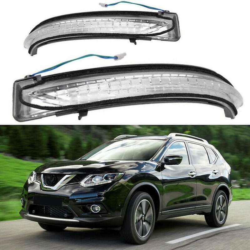 Rear View Mirror Turn Signal Lamp Light Indicator Blinker Markers for for Rogue 2014-2019