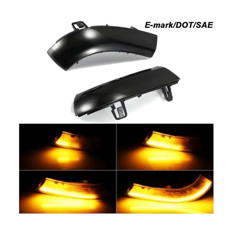 Rear View Mirror Turn Signal Light for Golf 5 12v Led Yellow Light Streaming Turn Signal Light