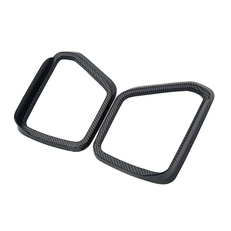 Rear View Side Mirror Cover Rain Eyebrow Visor Shade Guard Trim for 2021 Accessories Matte Black