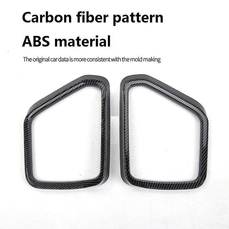 Rear View Side Mirror Cover Rain Eyebrow Visor Shade Guard Trim for 2021 Accessories Bright Black