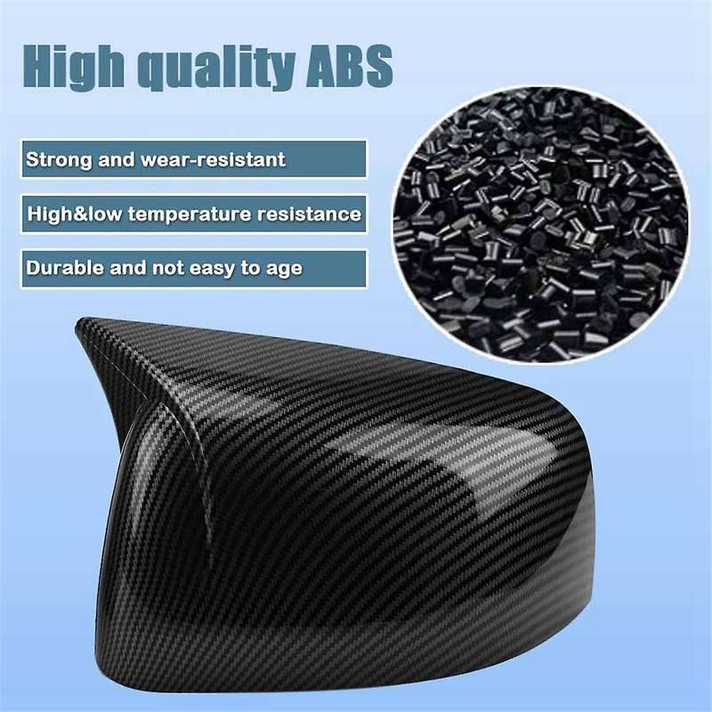 Rear View Side Mirror Cover Side Mirror Cap for Durango 2011-2021 Accessories,Carbon Fiber