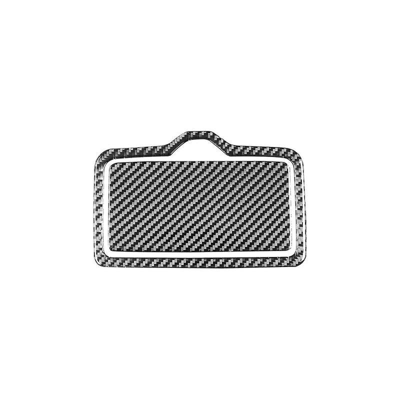 Rear Water Cup Holder Panel Cover Trim Frame Sticker Decoration Carbon Fiber for Q5 2018-2023 Inter
