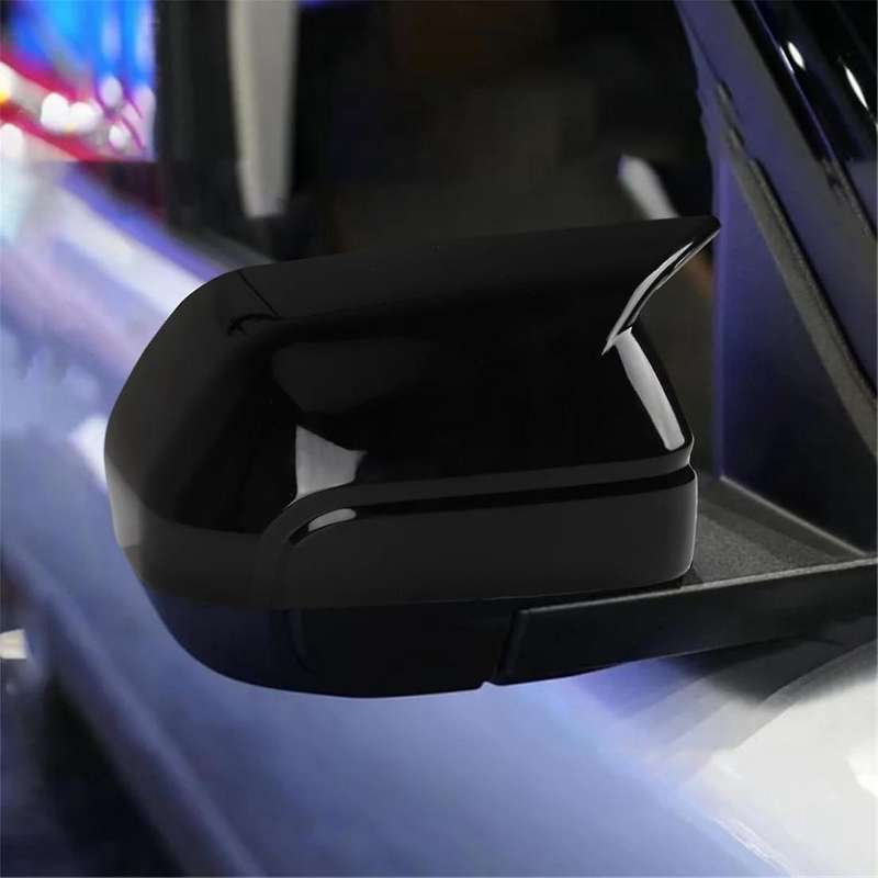 Rear View Side Mirror Cover Side Mirror Cap Trim for 2021-2024 Accessories - Black