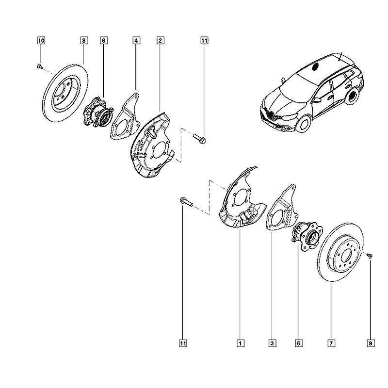 REAR WHEEL HUB UNIT 43202-4EA0A 432024EA0A for ,