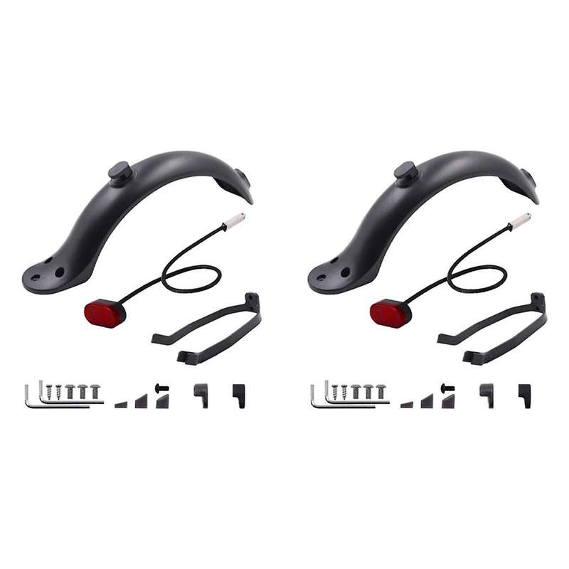 Rear Wheel for Scooter 1S M365 PRO 2 Back Mudguard Wing Add Taillight Hook License Plate Support