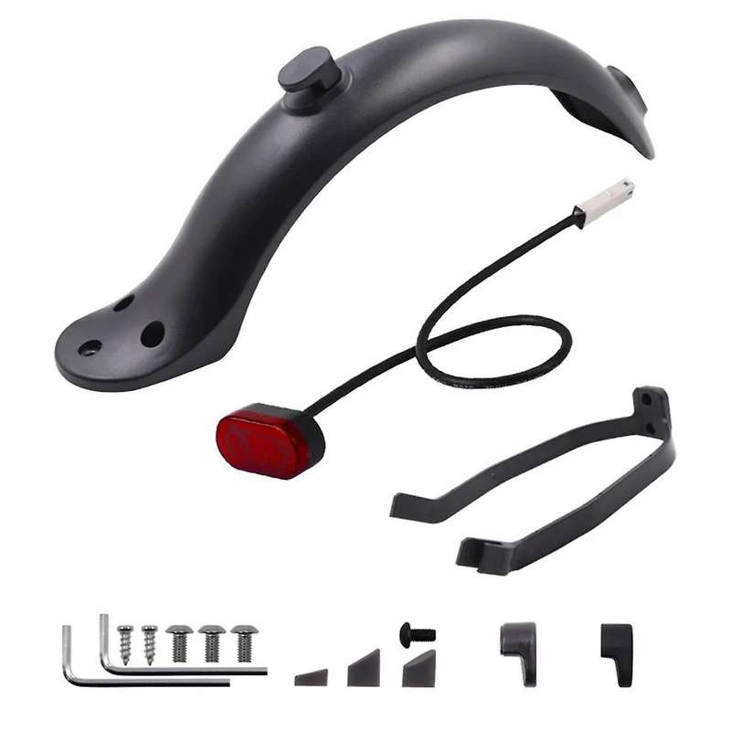 Rear Wheel for Scooter 1S M365 PRO 2 Back Mudguard Wing Add Taillight Hook License Plate Support