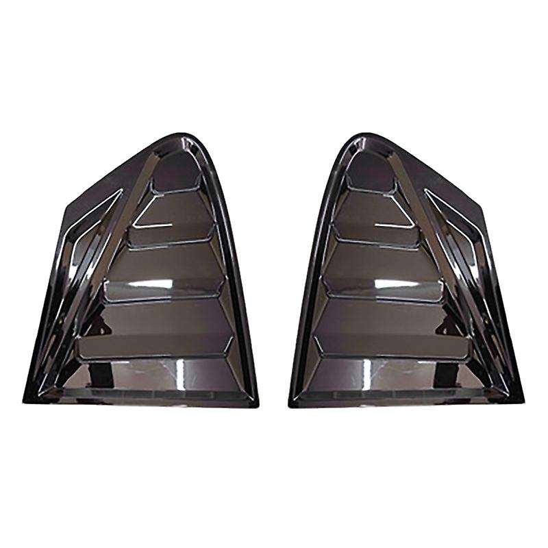 Rear Window Side Louvers Vent Cover Stickers, for Focus ST-LINE Hatchback 2019 2020 Window Blinds Tr