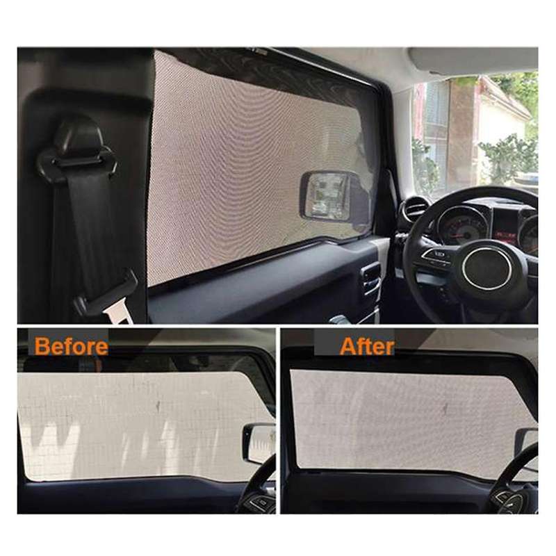 Rear Window Sunshade Cover for Jb64 Jb74 2019 -2021 Interior Anti- Anti-insect Net Gauze Curtain