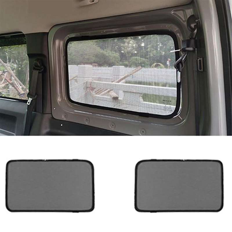 Rear Window Sunshade Cover for Jb64 Jb74 2019 -2021 Interior Anti- Anti-insect Net Gauze Curtain