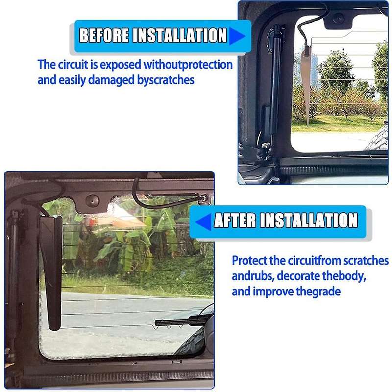 Rear Windshield Heating Wire Protective Cover Rear Defogger Guards for 2021-2023 Window Heater Prot