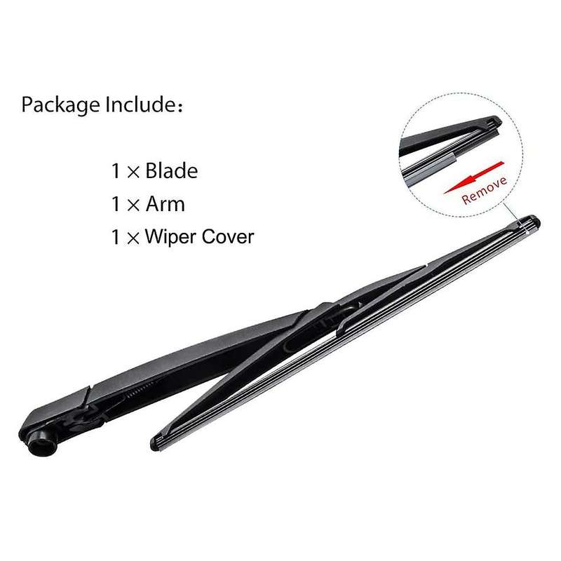 Rear Windshield Wiper Arm Set - Back Windshield Wiper Arm Blade Set for Rogue,Pathfinder 2013-2018